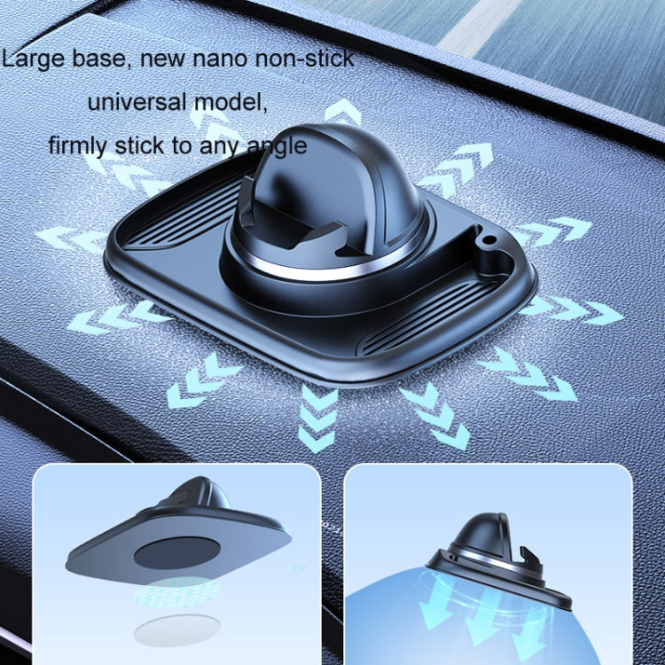 3 In 1 Multifunctional Car Phone Holder Dashboard Bracket Decoration(Black) by buy2fix