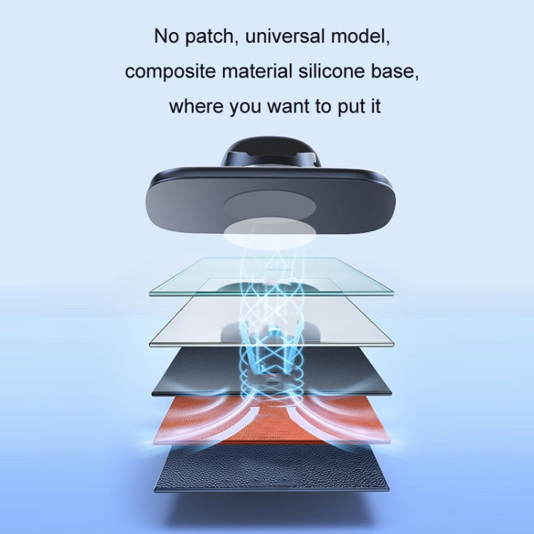 3 In 1 Multifunctional Car Phone Holder Dashboard Bracket Decoration(Black) by buy2fix