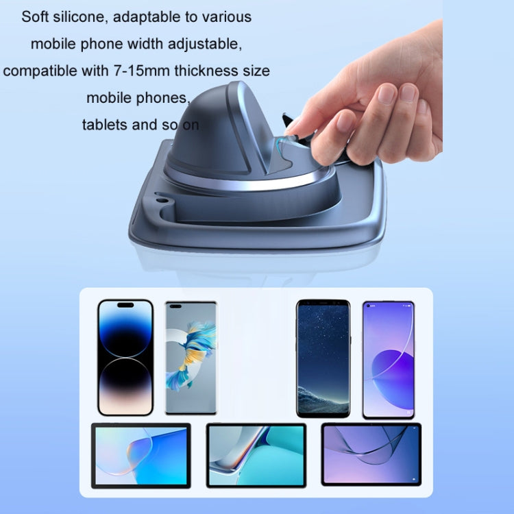 3 In 1 Multifunctional Car Phone Holder Dashboard Bracket Decoration(Black) by buy2fix