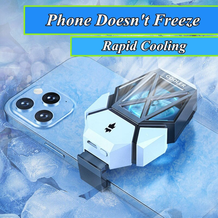 Mobile Phone Universal Radiator With Two Speed Ultra Long Battery Life Charging Model Black - Cooling Fan Radiator by buy2fix | Online Shopping UK | buy2fix