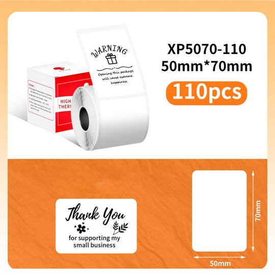 Phomemo 50x70mm-110pcs  Thermal Labels For M110 Printer