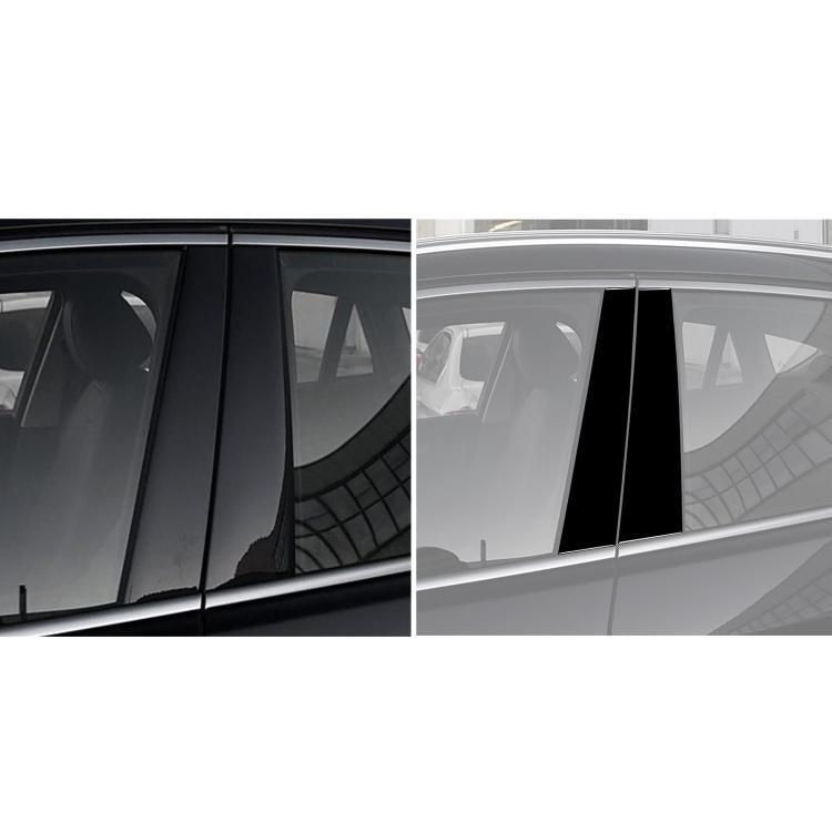 For 2014-2018 BMW X6 F16 Universal B-pillar Decorative Sticker for Left and Right Drive(Black) - Car Interior Mouldings by buy2fix | Online Shopping UK | buy2fix