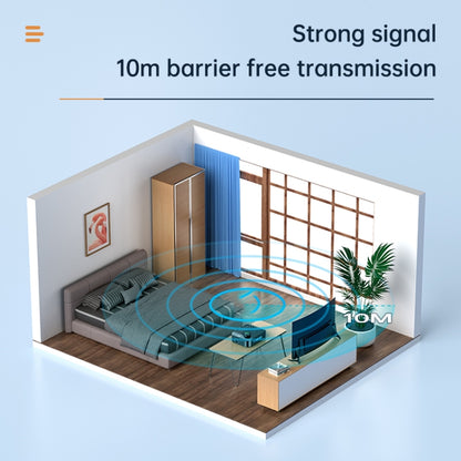 Digital Display Bluetooth 5.3 Audio Receiver Transmitter Support USB /TF Card MP3 Player by buy2fix