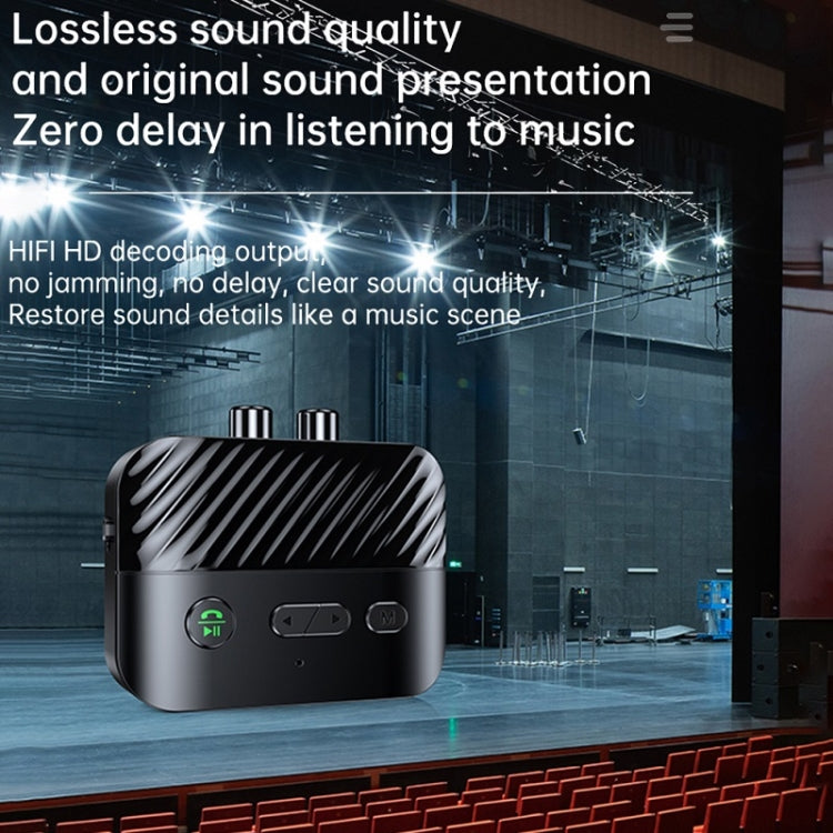 Digital Display Bluetooth 5.3 Audio Receiver Transmitter Support USB /TF Card MP3 Player by buy2fix