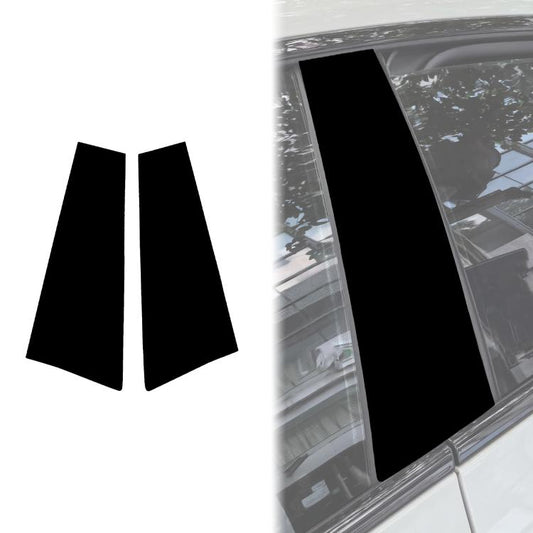 For BMW 4 Series M4 2pcs /Set Left and Right Drive Universal B-pillar Decorative Sticker(Black) - Car Interior Mouldings by buy2fix | Online Shopping UK | buy2fix