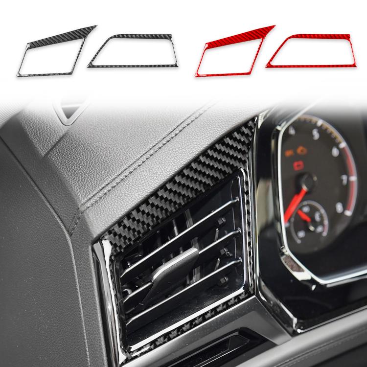 For Volkswagen Sagitar 2019-2023 2pcs /Set Left-hand Drive Left & Right Air Outlet Stickers(Red) - Car Interior Mouldings by buy2fix | Online Shopping UK | buy2fix