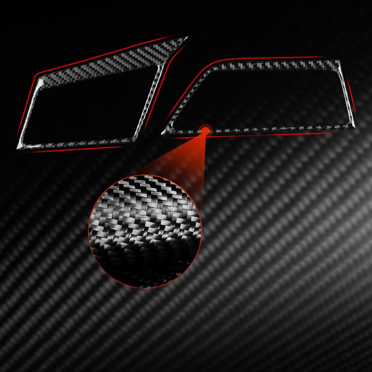 For Volkswagen Sagitar 2019-2023 2pcs /Set Left-hand Drive Left & Right Air Outlet Stickers(Black) - Car Interior Mouldings by buy2fix | Online Shopping UK | buy2fix