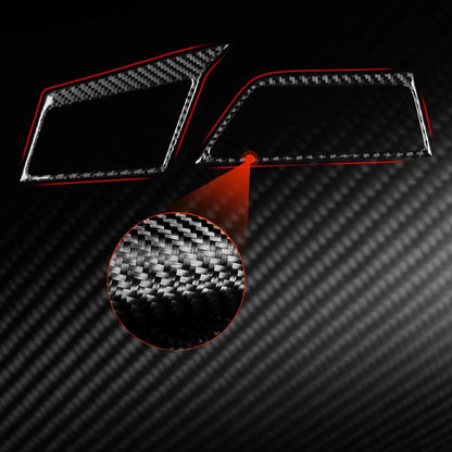 For Volkswagen Sagitar 2019-2023 2pcs /Set Left-hand Drive Left & Right Air Outlet Stickers(Black) - Car Interior Mouldings by buy2fix | Online Shopping UK | buy2fix