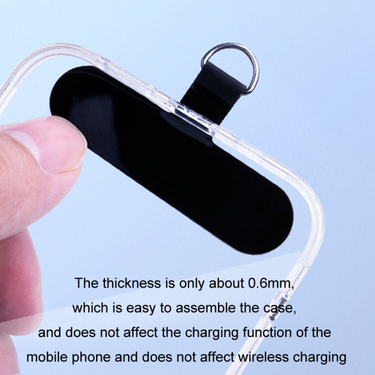 Nylon Braided Lanyard For Mobile Phone Multi-function Anti-lost Pad(Dark Purple) - Lanyards & Wrist Straps by buy2fix | Online Shopping UK | buy2fix