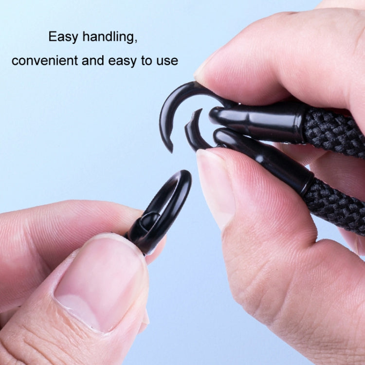 Nylon Braided Lanyard For Mobile Phone Multi-function Anti-lost Pad(Gray) - Lanyards & Wrist Straps by buy2fix | Online Shopping UK | buy2fix