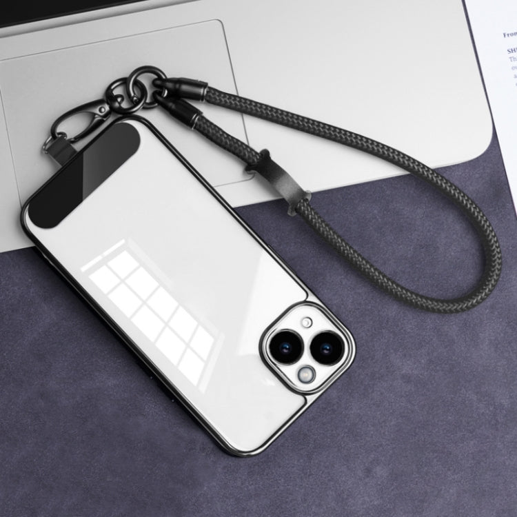 Nylon Braided Lanyard For Mobile Phone Multi-function Anti-lost Pad(Gray) - Lanyards & Wrist Straps by buy2fix | Online Shopping UK | buy2fix