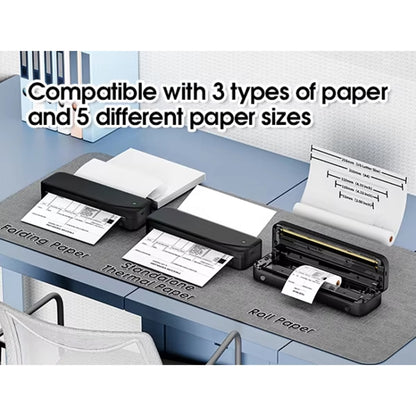 Phomemo M833  300dpi Wireless Bluetooth Thermal Printer Support Multi-Size Thermal Paper(White) - Receipt Printers by Phomemo | Online Shopping UK | buy2fix