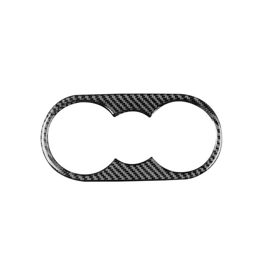 For Volkswagen Sagitar 2019-2023 Left-hand Drive Rear Drain Cup Panel Sticker(Black) - Car Interior Mouldings by buy2fix | Online Shopping UK | buy2fix