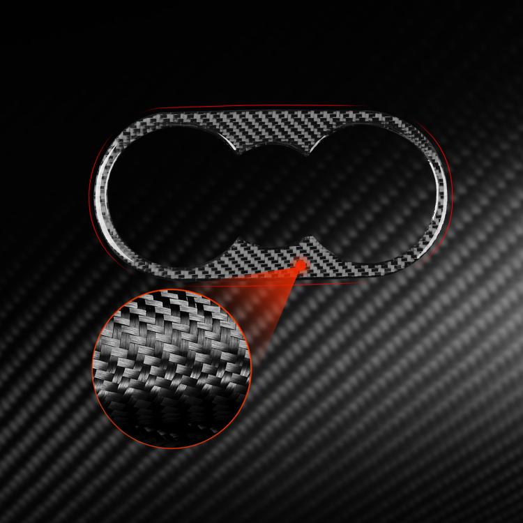 For Volkswagen Sagitar 2019-2023 Left-hand Drive Rear Drain Cup Panel Sticker(Red) - Car Interior Mouldings by buy2fix | Online Shopping UK | buy2fix