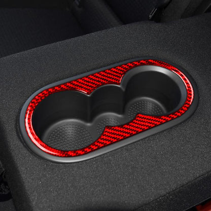 For Volkswagen Sagitar 2019-2023 Left-hand Drive Rear Drain Cup Panel Sticker(Red) - Car Interior Mouldings by buy2fix | Online Shopping UK | buy2fix