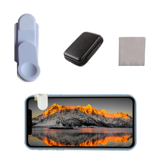 Smartphone Camera Mirror Reflection Clip Selfie Reflector Shooting Supplies, Spec: White Kit - Others Accessories by buy2fix | Online Shopping UK | buy2fix