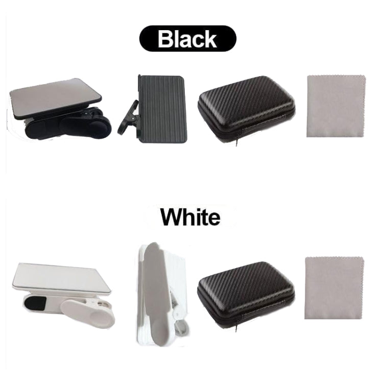 Smartphone Camera Mirror Reflection Clip Selfie Reflector Shooting Supplies, Spec: White Kit - Others Accessories by buy2fix | Online Shopping UK | buy2fix