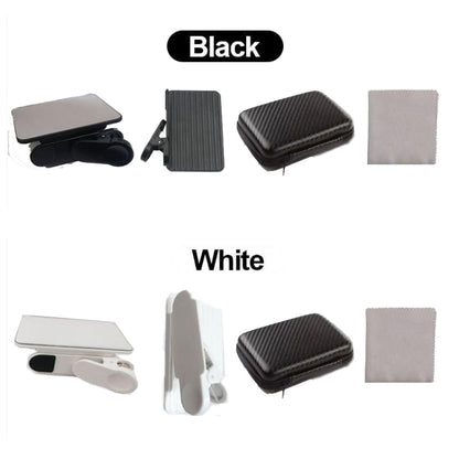 Smartphone Camera Mirror Reflection Clip Selfie Reflector Shooting Supplies, Spec: White Kit - Others Accessories by buy2fix | Online Shopping UK | buy2fix