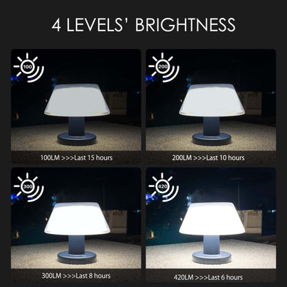 Outdoor Bar Dining Bar Atmosphere Solar Night Light Desktop Table Lamp by buy2fix