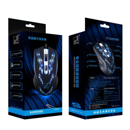 Chasing Leopard USB Illuminated Gaming Optical 1.3m Wired Mouse by Chasing Leopard