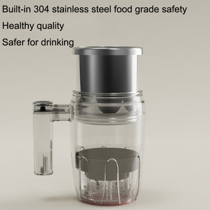 Automatic Stainless Steel Stirring Cup Portable Coffee Mug Magnetic Mug(White) - Coffee Machine & Accessories by buy2fix | Online Shopping UK | buy2fix