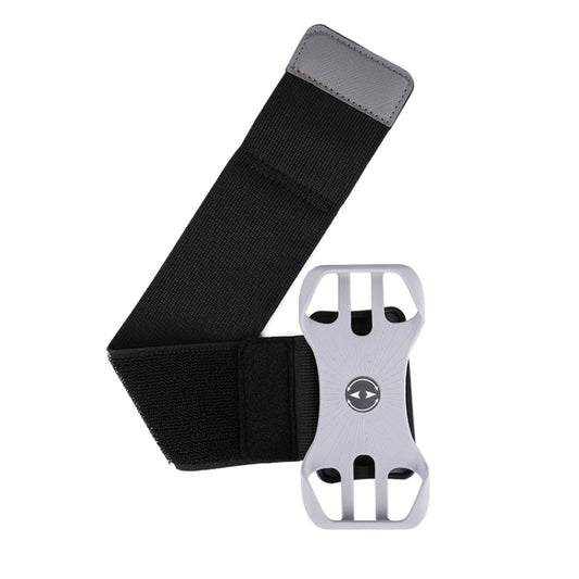 Four Claws Wide Removable Swivel Arm Wrist Strap Cell Phone Bag Sports Arm Bag For 4.5-7 inch Phone(Gray) - Other by buy2fix | Online Shopping UK | buy2fix