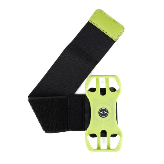 Four Claws Wide Removable Swivel Arm Wrist Strap Cell Phone Bag Sports Arm Bag For 4.5-7 inch Phone(Fluorescent Green) - Other by buy2fix | Online Shopping UK | buy2fix