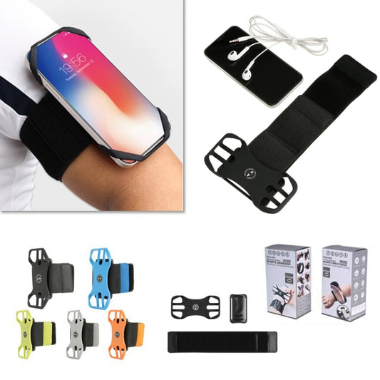 Four Claws Wide Removable Swivel Arm Wrist Strap Cell Phone Bag Sports Arm Bag For 4.5-7 inch Phone(Orange) - Other by buy2fix | Online Shopping UK | buy2fix