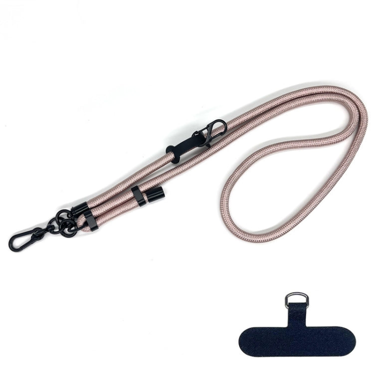10mm Thick Rope Mobile Phone Anti-Lost Adjustable Lanyard Spacer(Rose Gold) - Lanyards & Wrist Straps by buy2fix | Online Shopping UK | buy2fix