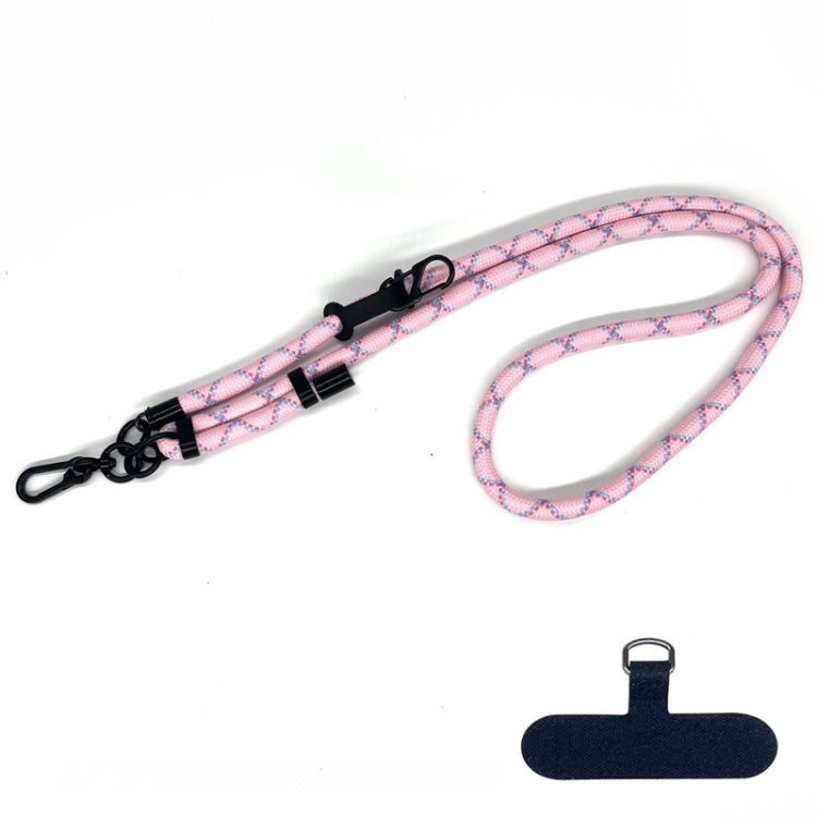 10mm Thick Rope Mobile Phone Anti-Lost Adjustable Lanyard Spacer(Pink Blue Rose Red) - Lanyards & Wrist Straps by buy2fix | Online Shopping UK | buy2fix