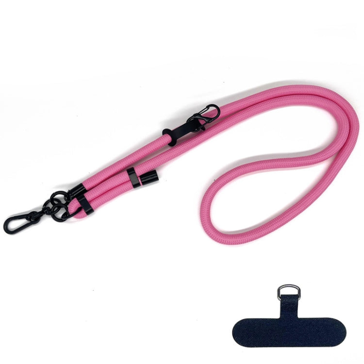 10mm Thick Rope Mobile Phone Anti-Lost Adjustable Lanyard Spacer(Rose Red) - Lanyards & Wrist Straps by buy2fix | Online Shopping UK | buy2fix
