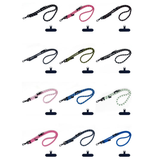 10mm Thick Rope Mobile Phone Anti-Lost Adjustable Lanyard Spacer(Gradient Blue) - Lanyards & Wrist Straps by buy2fix | Online Shopping UK | buy2fix