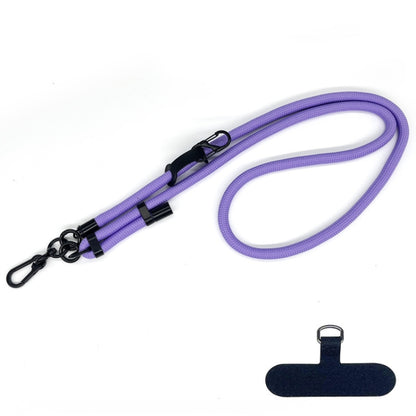10mm Thick Rope Mobile Phone Anti-Lost Adjustable Lanyard Spacer(Purple) - Lanyards & Wrist Straps by buy2fix | Online Shopping UK | buy2fix