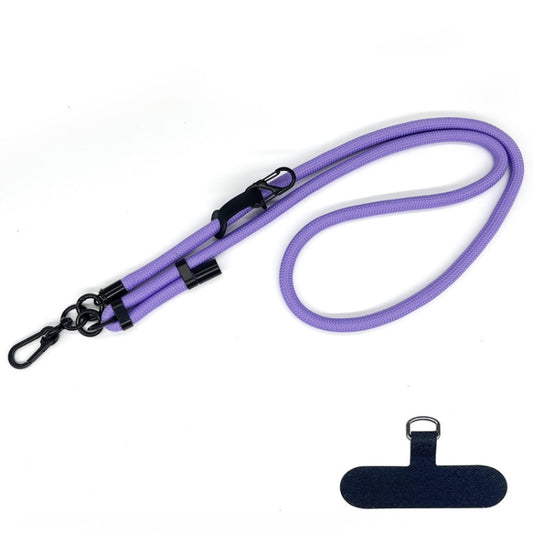 10mm Thick Rope Mobile Phone Anti-Lost Adjustable Lanyard Spacer(Purple) - Lanyards & Wrist Straps by buy2fix | Online Shopping UK | buy2fix