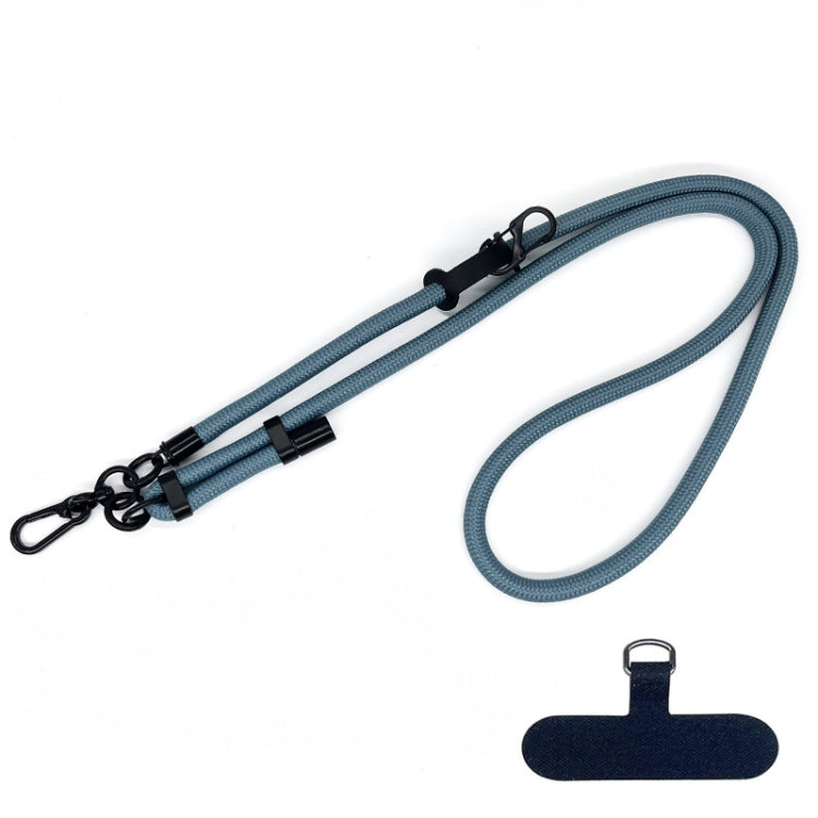 10mm Thick Rope Mobile Phone Anti-Lost Adjustable Lanyard Spacer(Far Peak Blue) - Lanyards & Wrist Straps by buy2fix | Online Shopping UK | buy2fix