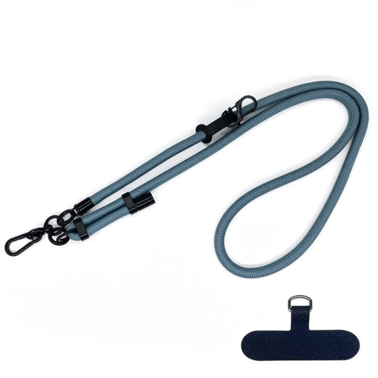 10mm Thick Rope Mobile Phone Anti-Lost Adjustable Lanyard Spacer(Far Peak Blue) - Lanyards & Wrist Straps by buy2fix | Online Shopping UK | buy2fix