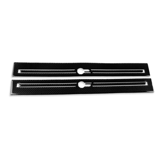For Jaguar F-TYPE 2013+ Left And Right Drive Universal Door Sill Decorative Sticker(Black) by buy2fix