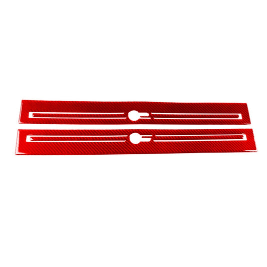 For Jaguar F-TYPE 2013+ Left And Right Drive Universal Door Sill Decorative Sticker(Red) by buy2fix