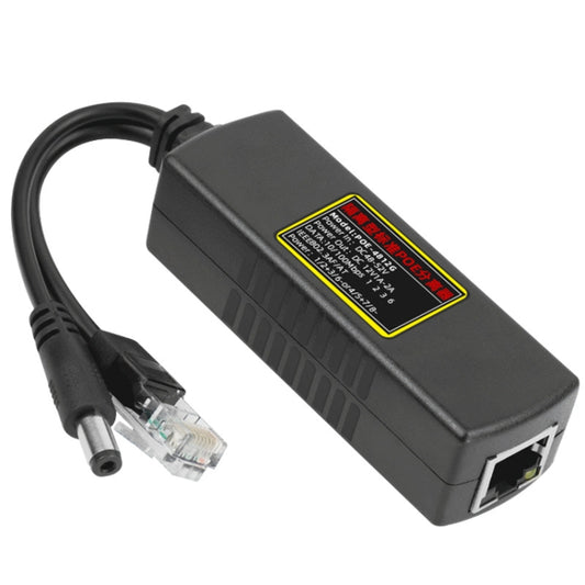 POE-4812G POE Splitter IEEE 802.3AF Standard 12V Output 48V Input for CCTV IP camera Security System by buy2fix