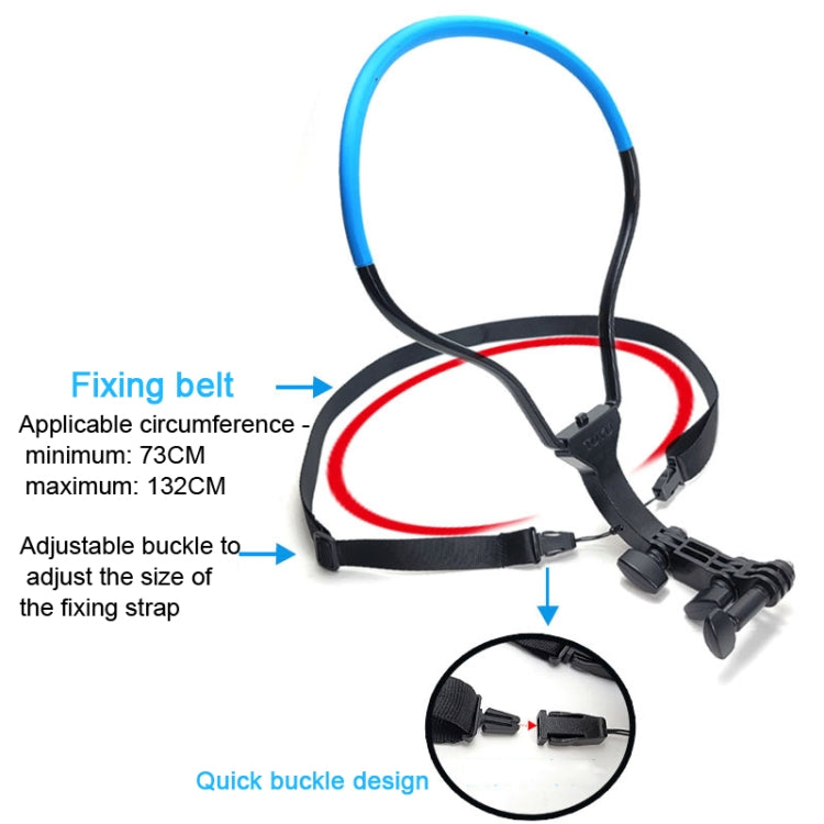 TUYU Camera Neck Holder Mobile Phone Chest Strap Mount For Video Shooting//POV, Spec: Standard (Blue) by buy2fix