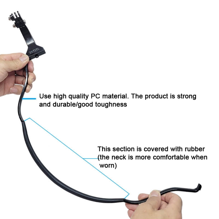 TUYU Camera Neck Holder Mobile Phone Chest Strap Mount For Video Shooting//POV, Spec: Vertical Shooting (Blue) by buy2fix