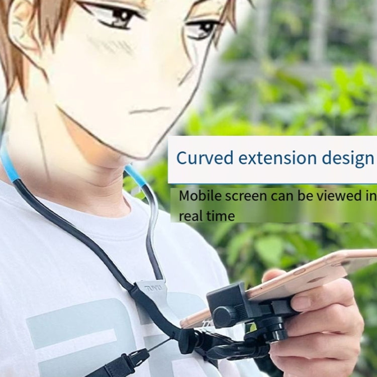 TUYU Camera Neck Holder Mobile Phone Chest Strap Mount For Video Shooting//POV, Spec: Vertical Shooting (Blue) by buy2fix