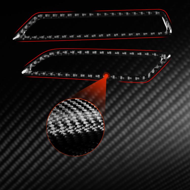 For Volkswagen Sagitar 2019-2023 2pcs /Set Left-Hand Drive Instrument Air Outlet Sticker(Red) - Car Interior Mouldings by buy2fix | Online Shopping UK | buy2fix