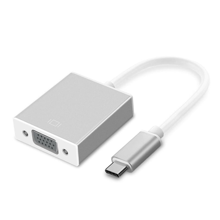 USB-C/Type-C To VGA HD Converter 1080P Laptop Connecting Display Mobile Phone Same Screen Line by buy2fix