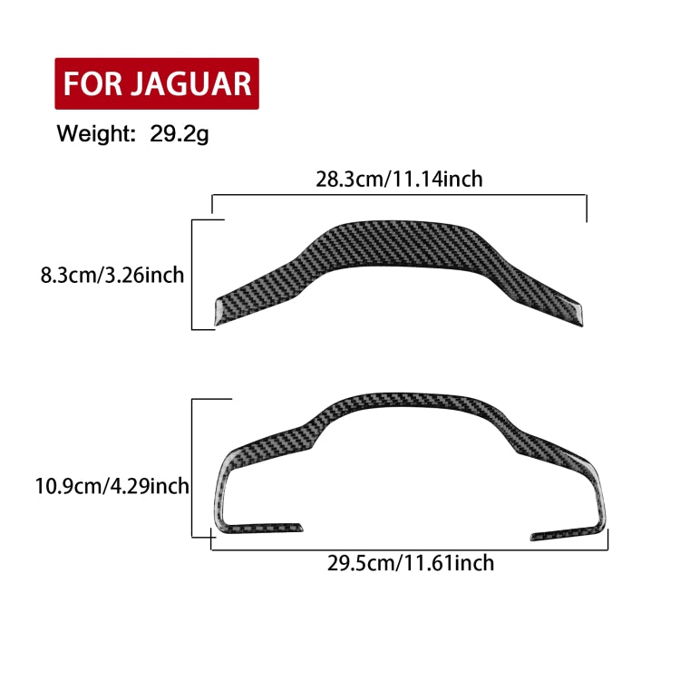 For Jaguar F-TYPE 2013+ Left And Right Drive Universal Steering Wheel Cover Sticker(Black) by buy2fix