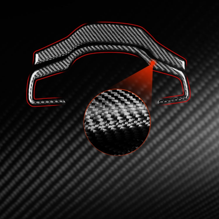 For Jaguar F-TYPE 2013+ Left And Right Drive Universal Steering Wheel Cover Sticker(Black) by buy2fix