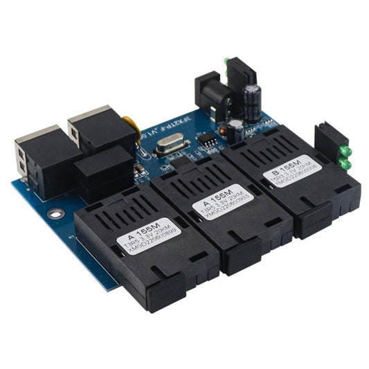 3 Fiber Port+2 Ethernet Port AAB-PCBA 100Mbps Fiber Transceiver by buy2fix