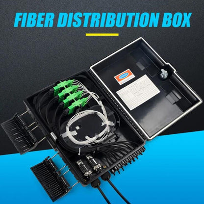FTTH Distribution Box with 16 PLC Splitter Can Hold Up to 16 Subscribers Drop Cable by buy2fix