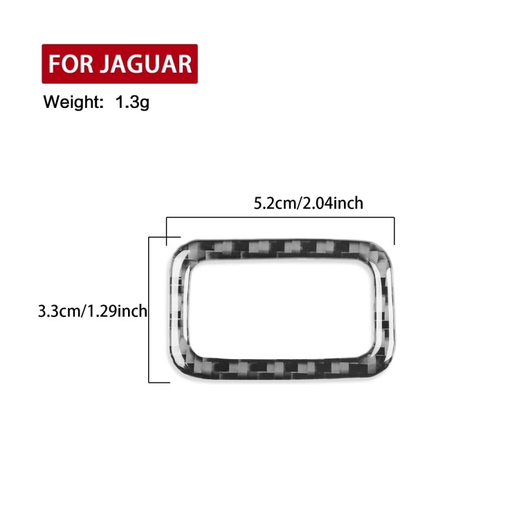 For Jaguar F-TYPE 2013+ Left And Right Drive Universal Trunk Button Sticker(Red) by buy2fix