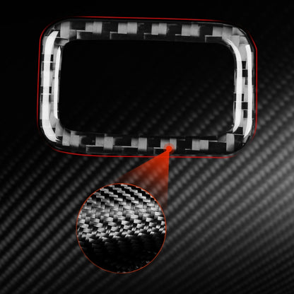 For Jaguar F-TYPE 2013+ Left And Right Drive Universal Trunk Button Sticker(Red) by buy2fix